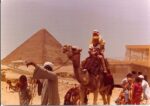 My mother and me on a camel in Egypt before she got sick.